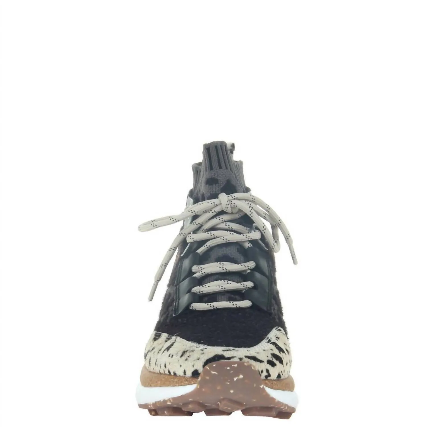 Women's Hybrid In Animal Print High Top Sneakers