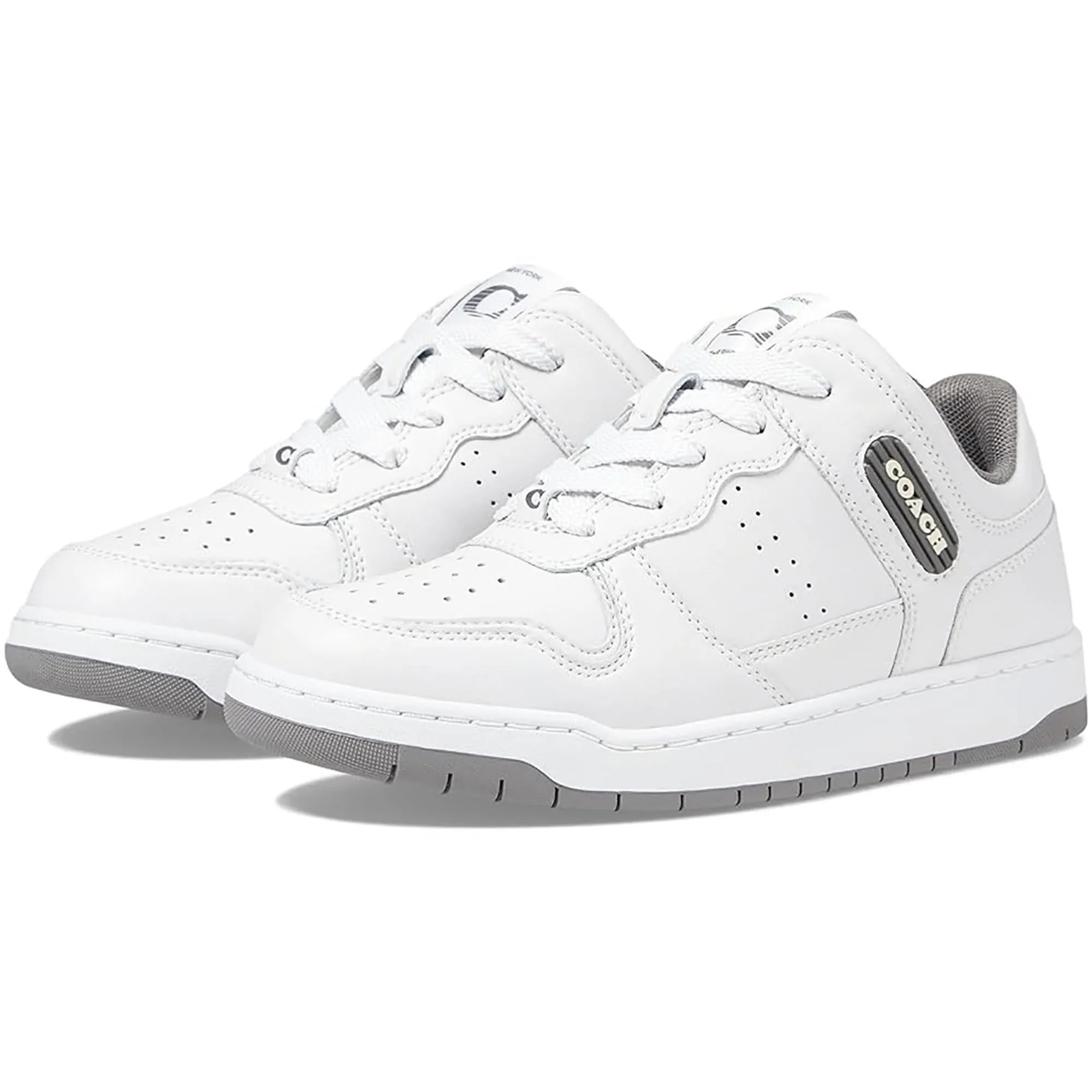 Womens Lace-Up Leather Casual And Fashion Sneakers
