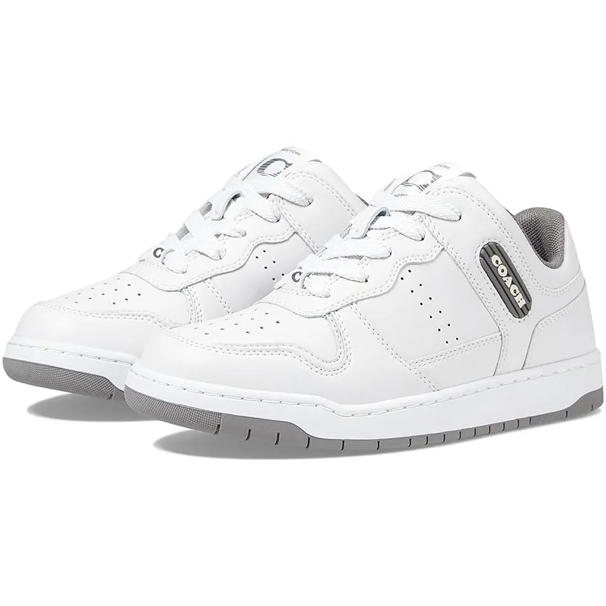 Womens Lace-Up Leather Casual And Fashion Sneakers