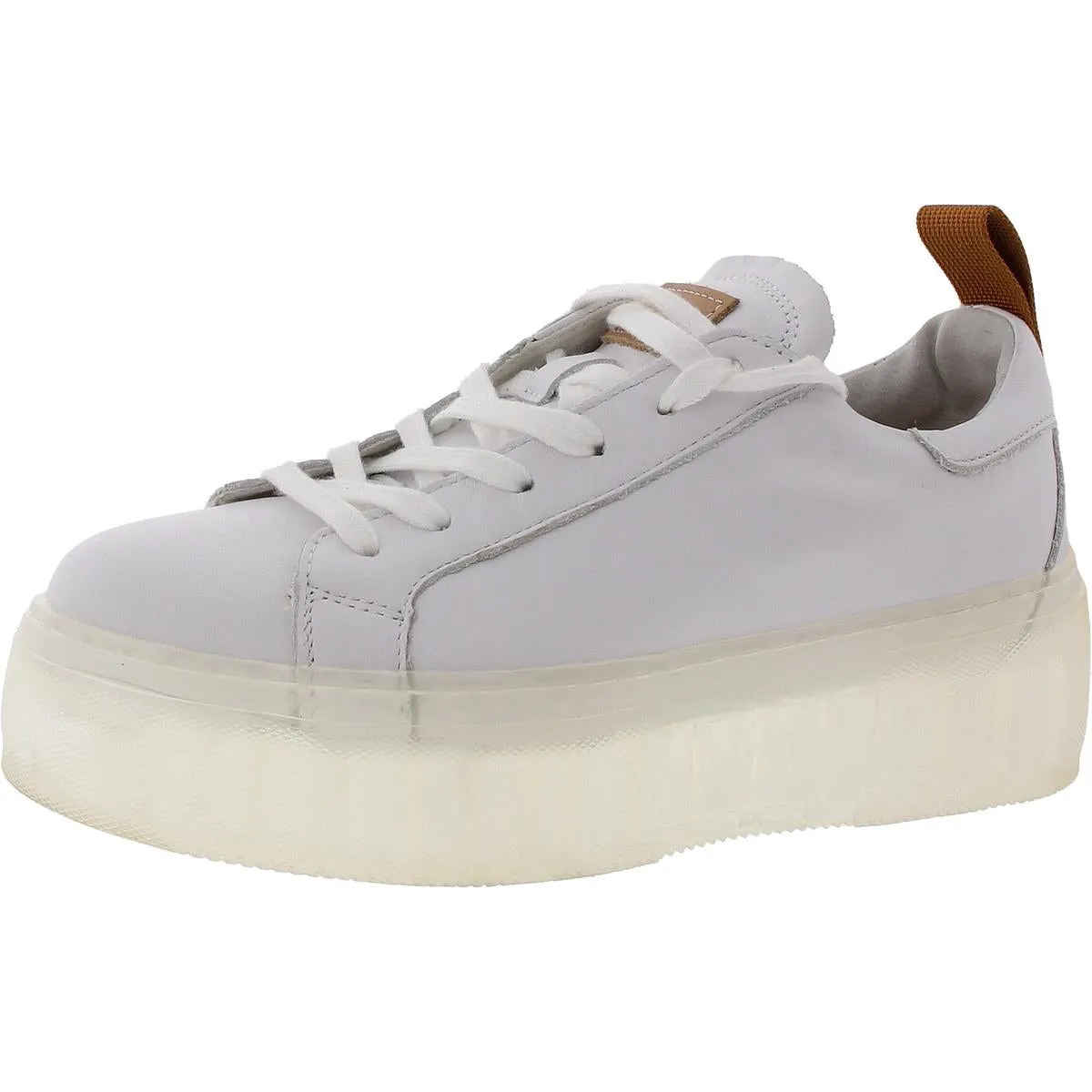 Womens Lace-Up Leather Casual And Fashion Sneakers