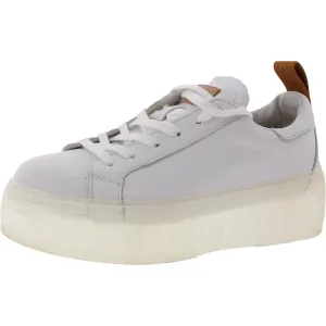 Womens Lace-Up Leather Casual And Fashion Sneakers