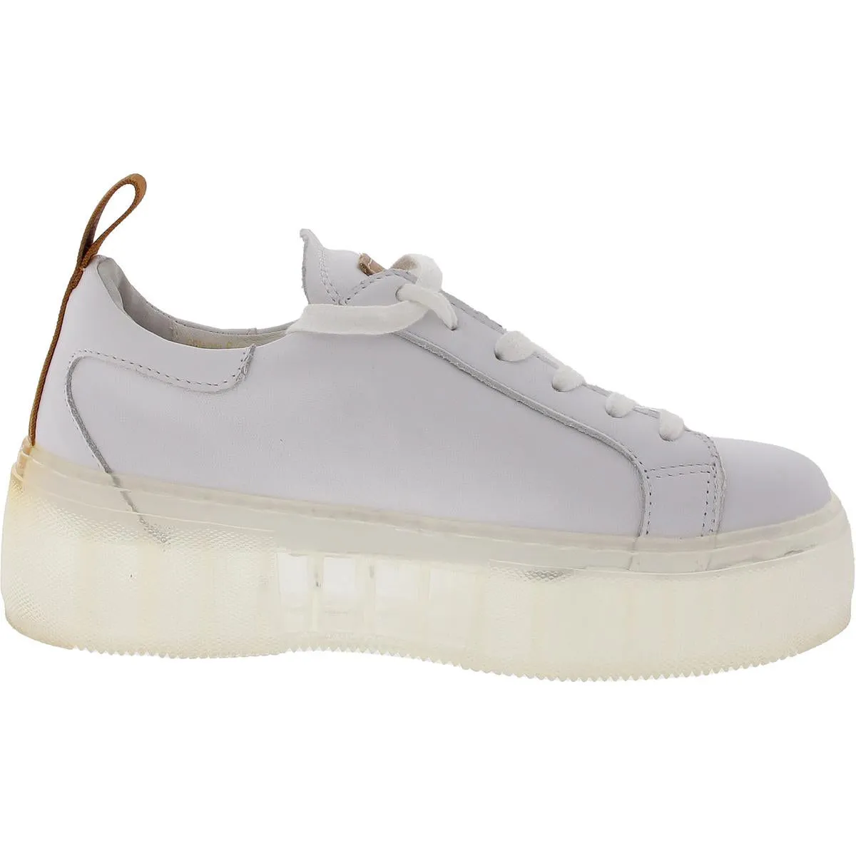 Womens Lace-Up Leather Casual And Fashion Sneakers