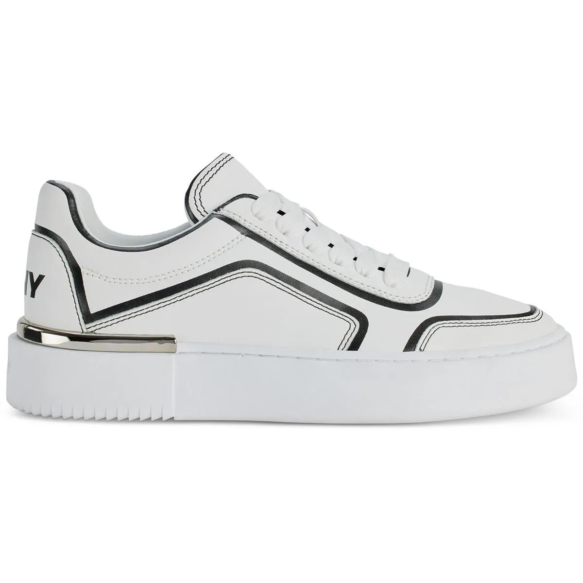 Womens Lace-Up Leather Casual And Fashion Sneakers