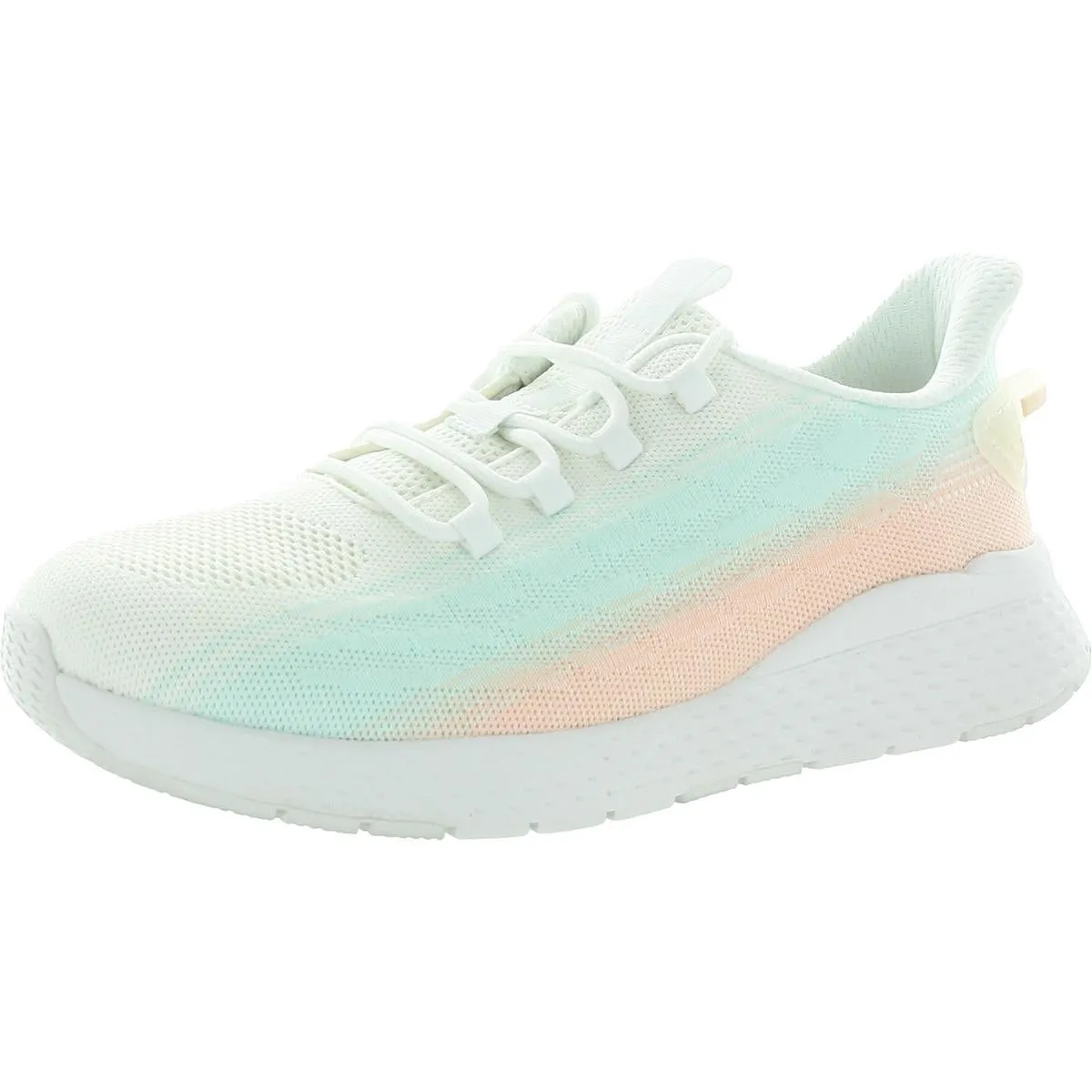 Womens Lace-Up Man Made Casual And Fashion Sneakers