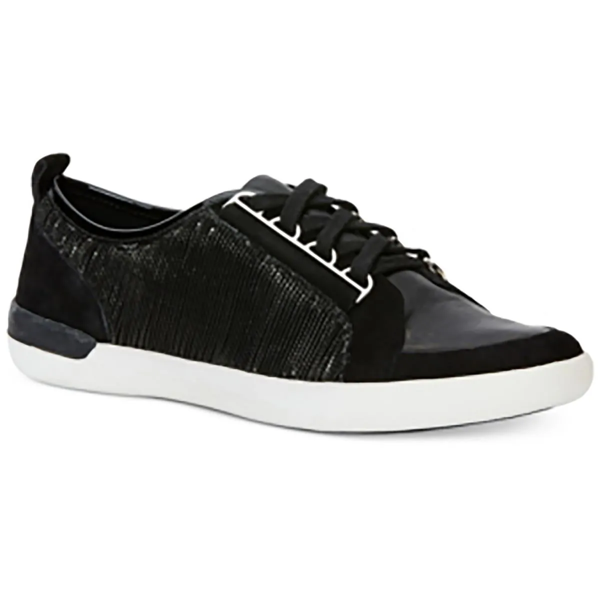 Womens Lace-Up Man Made Casual And Fashion Sneakers
