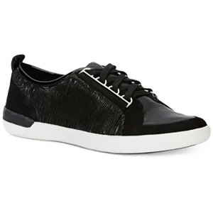 Womens Lace-Up Man Made Casual And Fashion Sneakers