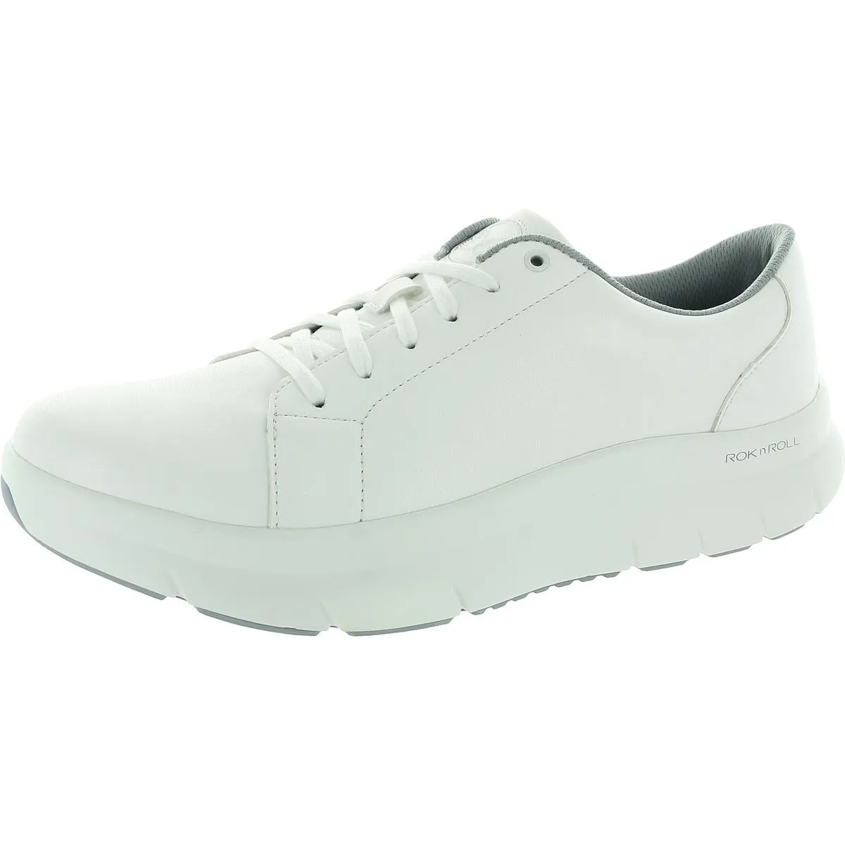 Womens Lace-Up Man Made Casual And Fashion Sneakers