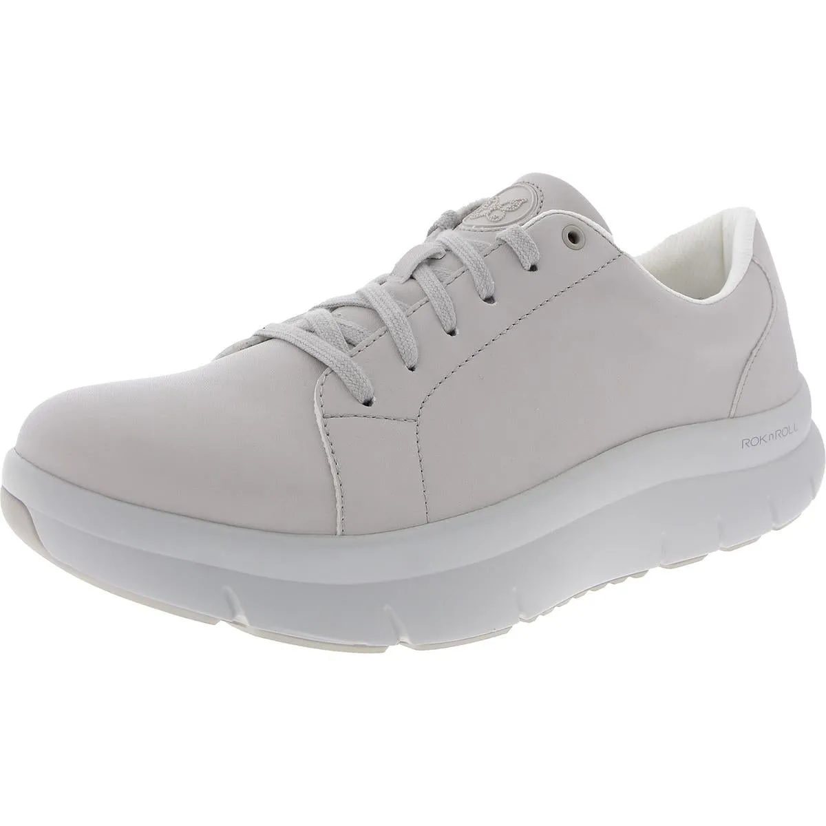 Womens Lace-Up Man Made Casual And Fashion Sneakers