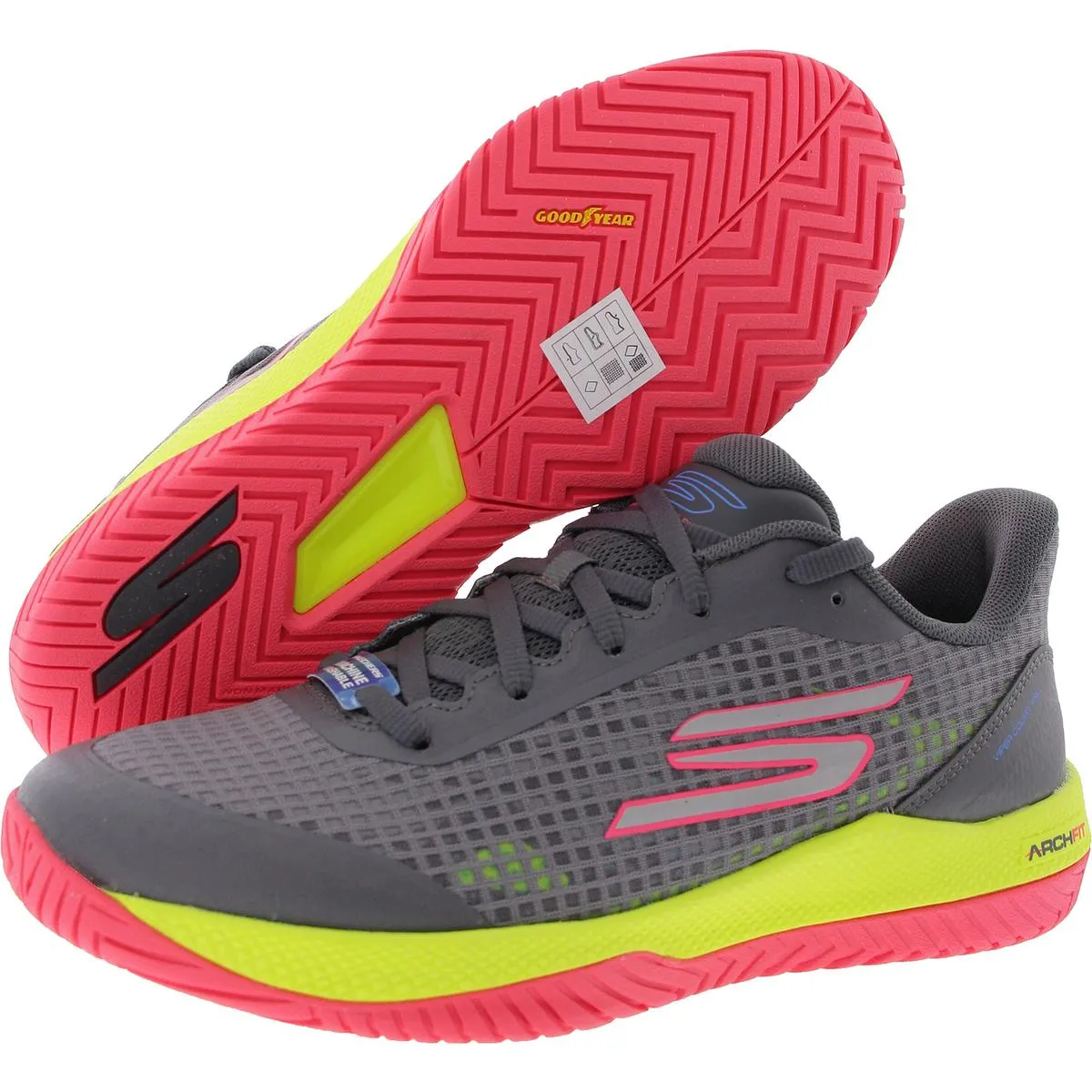 Womens Lace-Up Man Made Casual And Fashion Sneakers