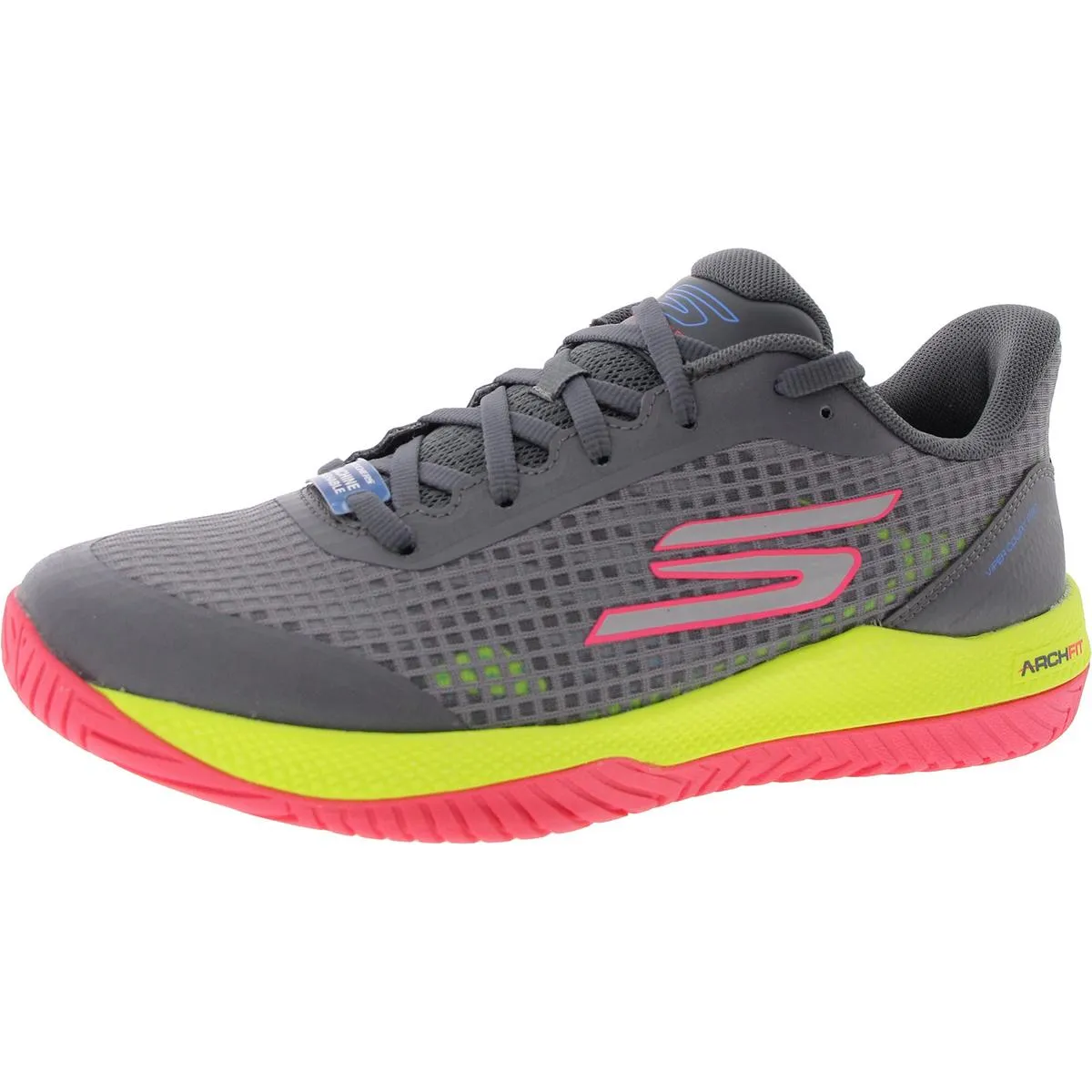 Womens Lace-Up Man Made Casual And Fashion Sneakers