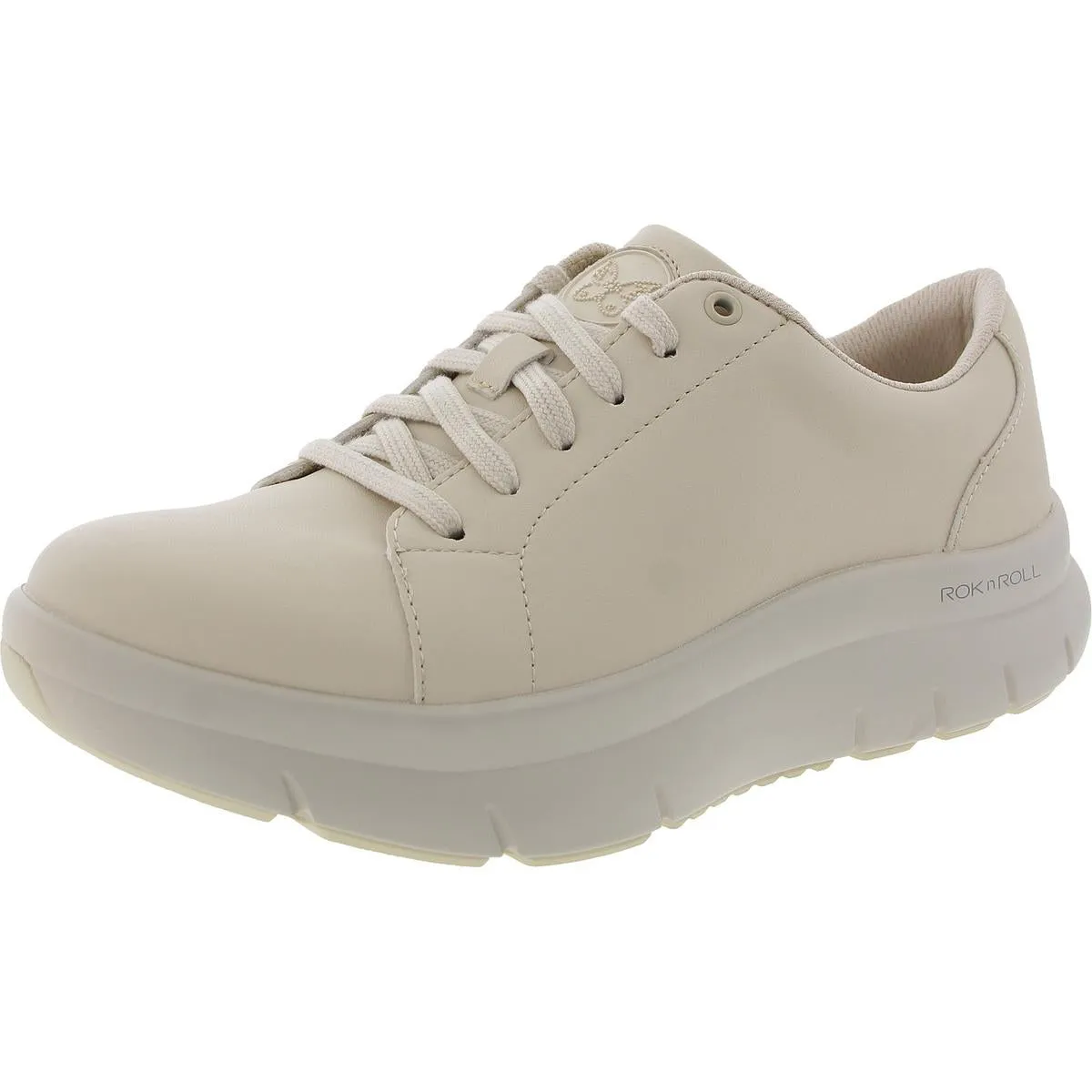 Womens Lace-Up Man Made Casual And Fashion Sneakers