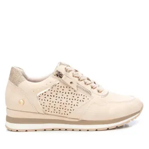 Women's Lace-Up Sneakers In Beige