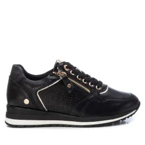 Women's Lace-Up Sneakers In Black