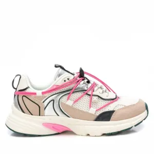 Women's Lace-Up Sneakers In Nude