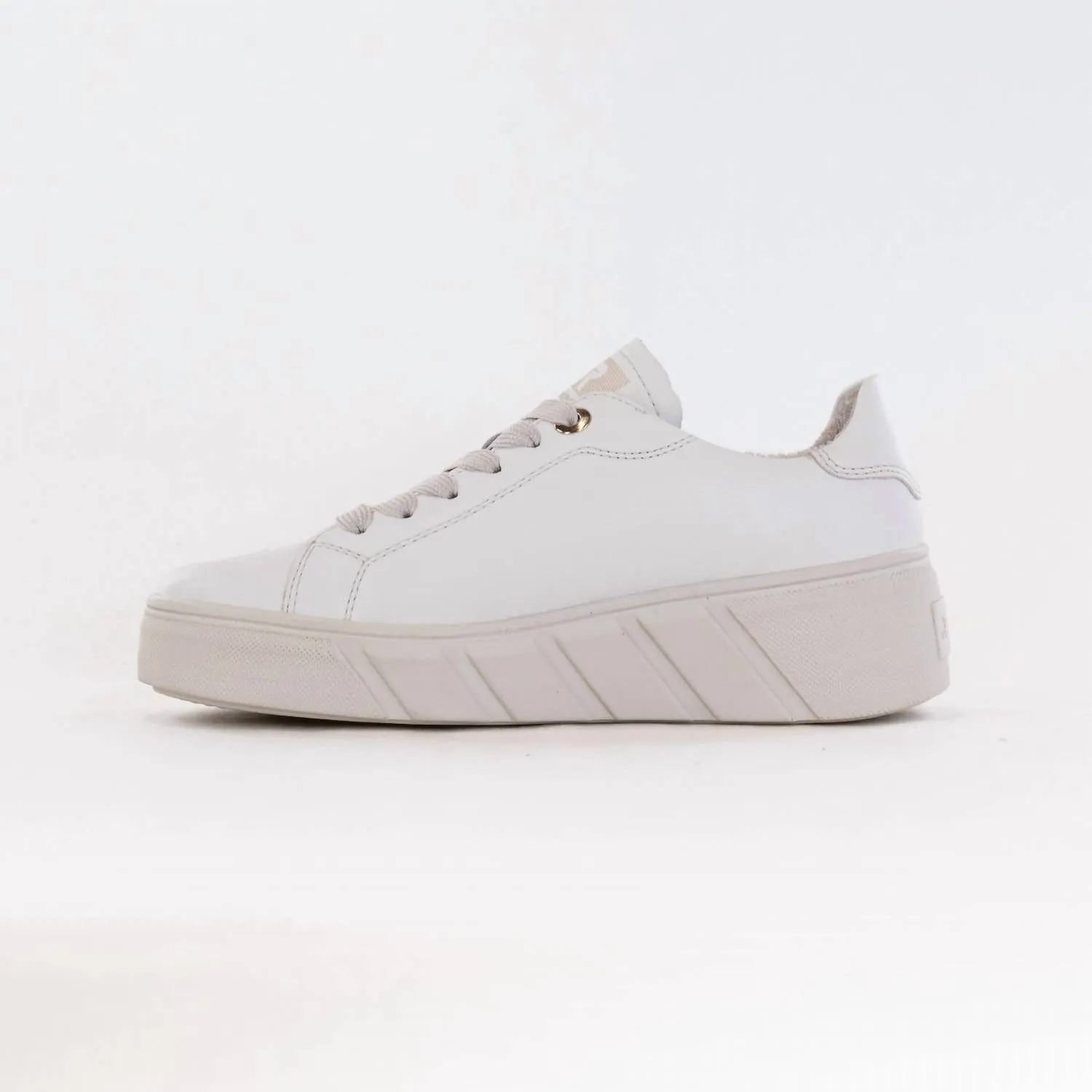 Women's Lace-Up Sneakers In White