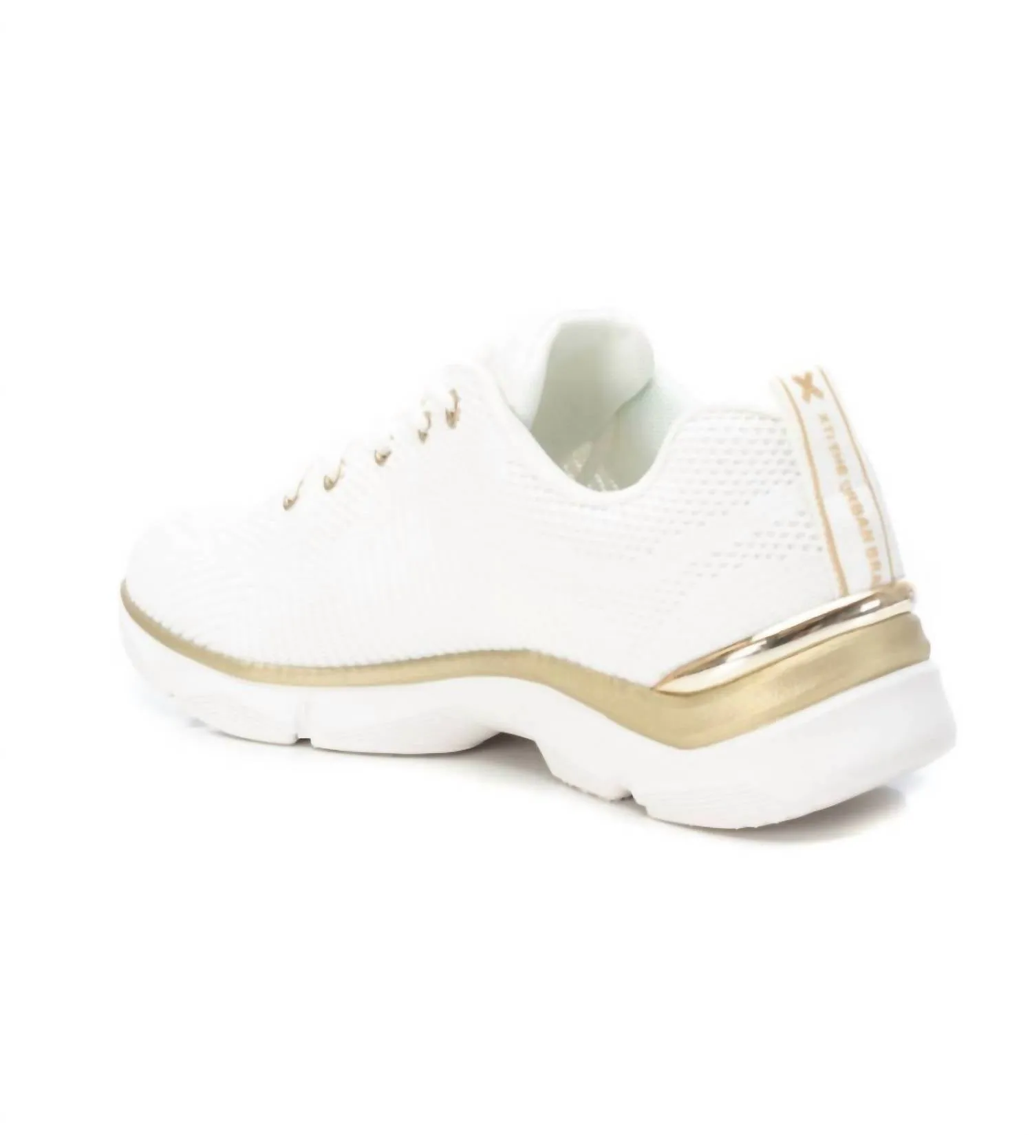 Women's Lace-Up Sneakers In White