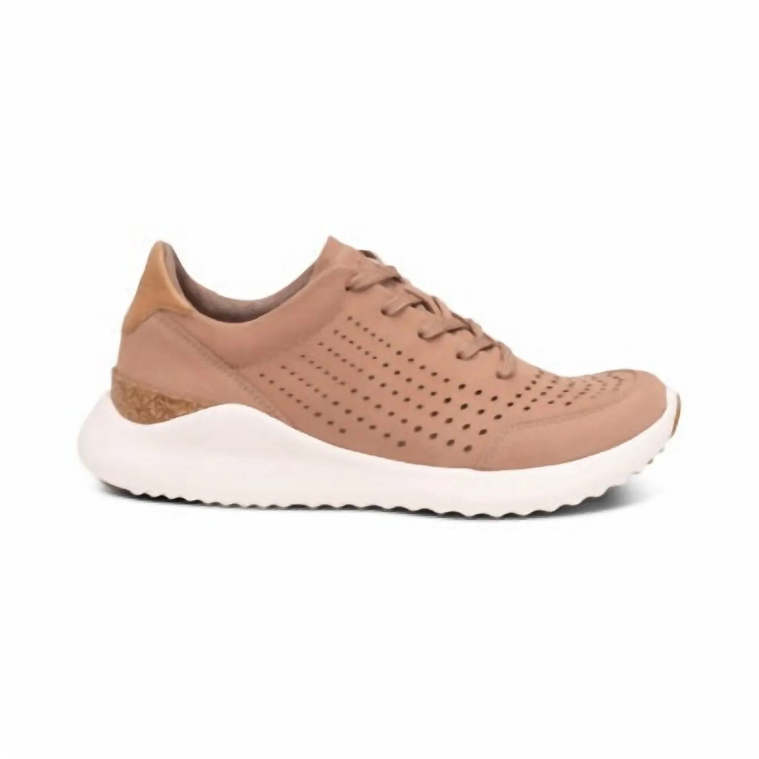 Women's Laura Lace Up Sneaker In Almond