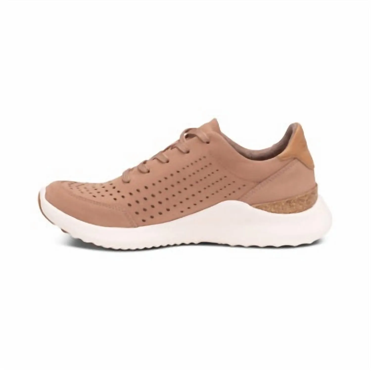 Women's Laura Lace Up Sneaker In Almond