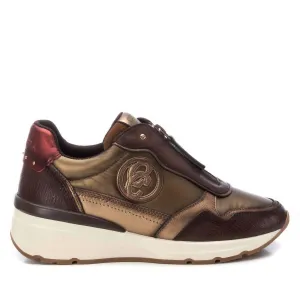 Women's Leather Sneakers In Brown