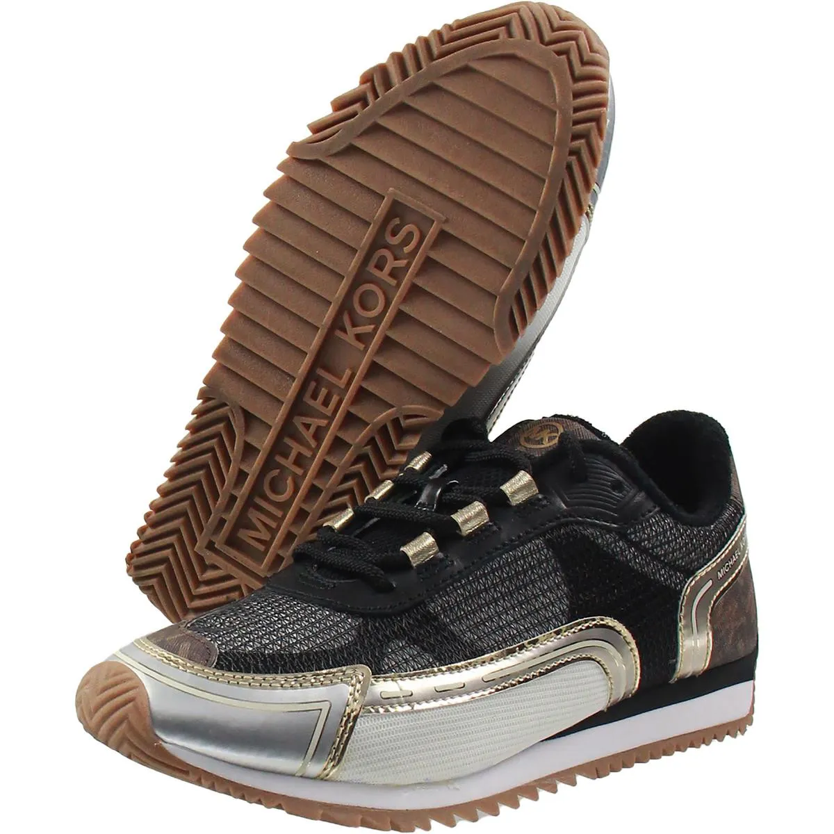 Womens Logo Knit Casual And Fashion Sneakers