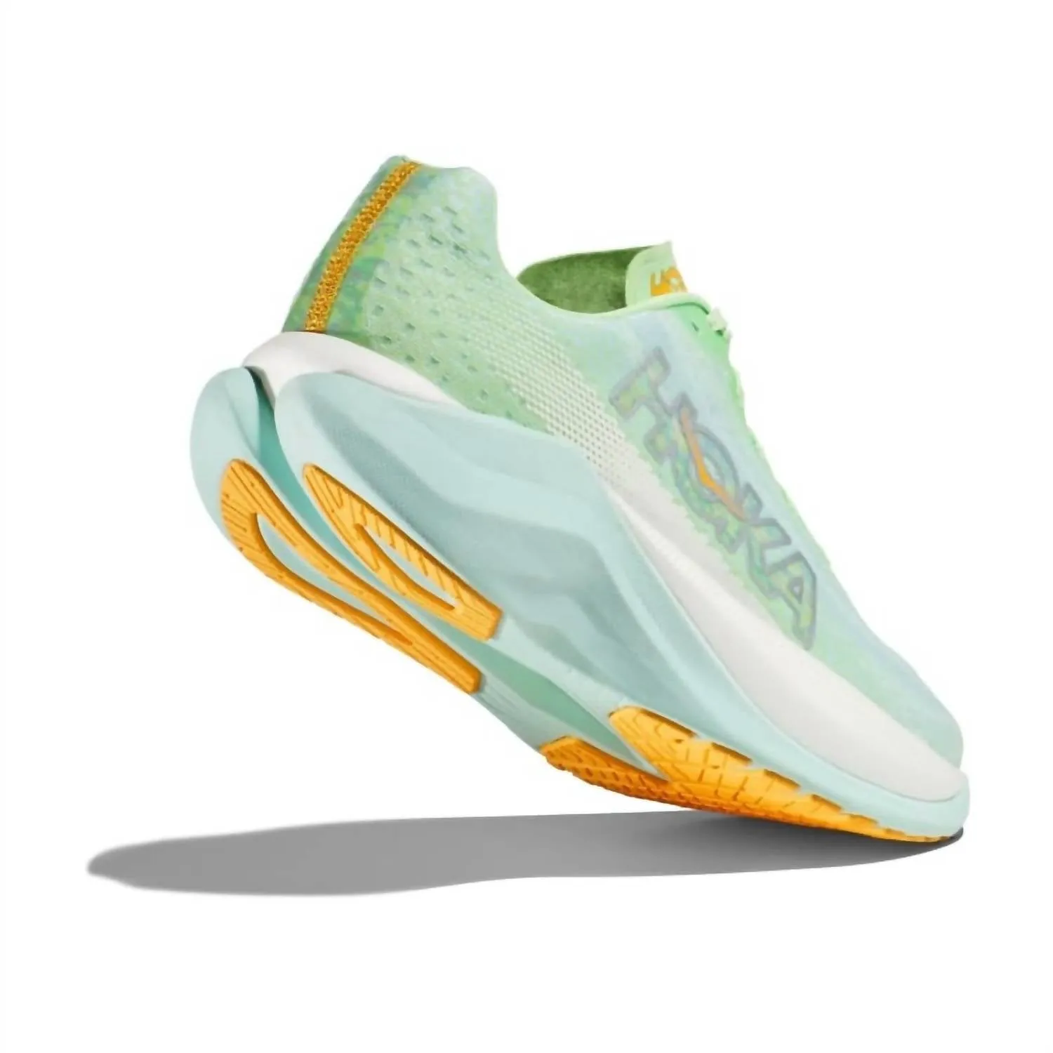 Women's Mach X Running Sneakers In Lime Glow/sunlit Ocean