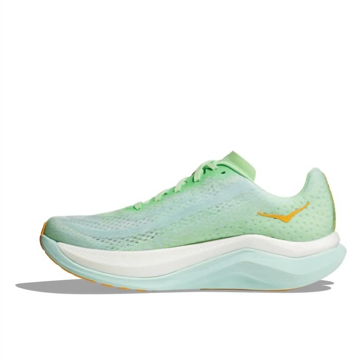 Women's Mach X Running Sneakers In Lime Glow/sunlit Ocean