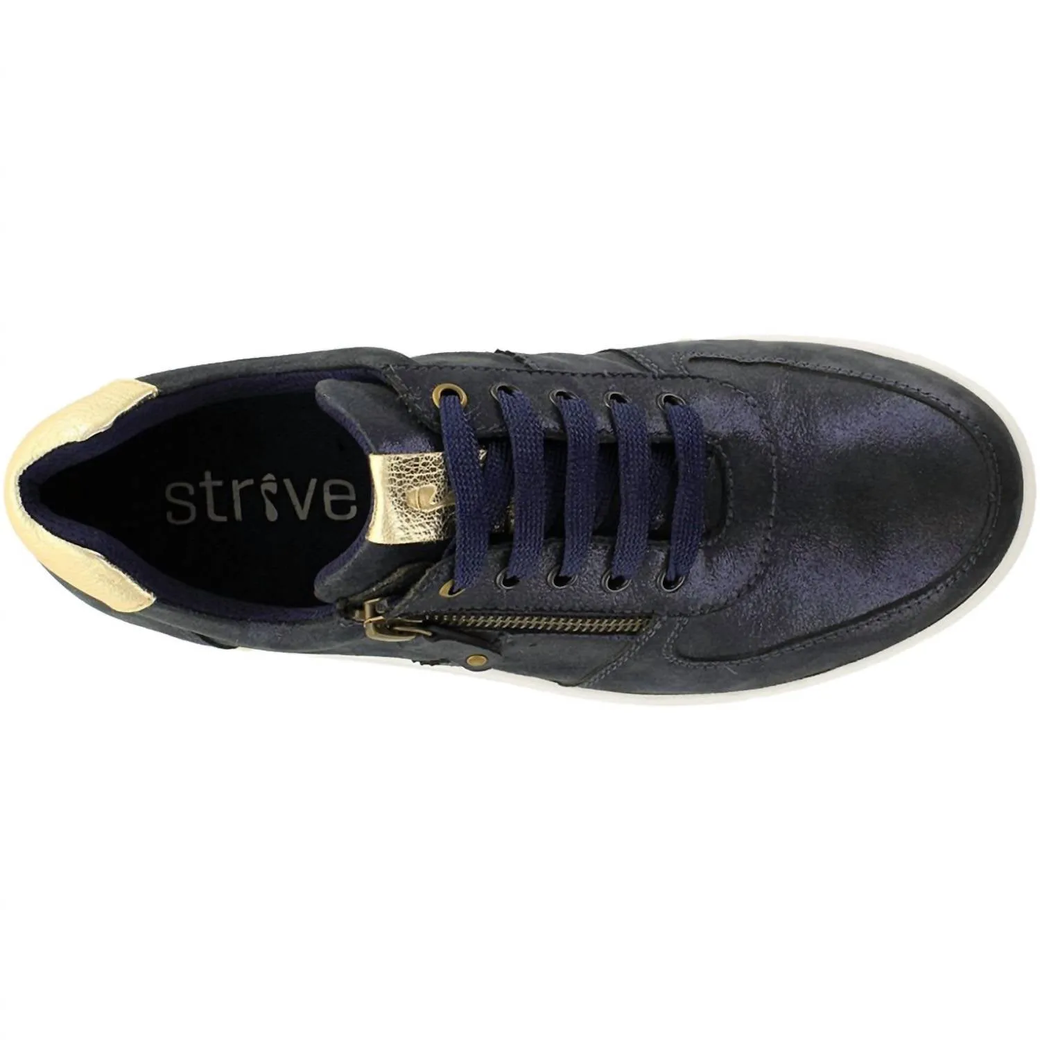 Women's Madison Sneakers - Wide In Navy Sparkle