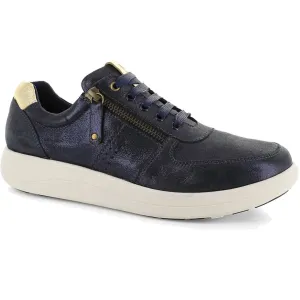 Women's Madison Sneakers - Wide In Navy Sparkle