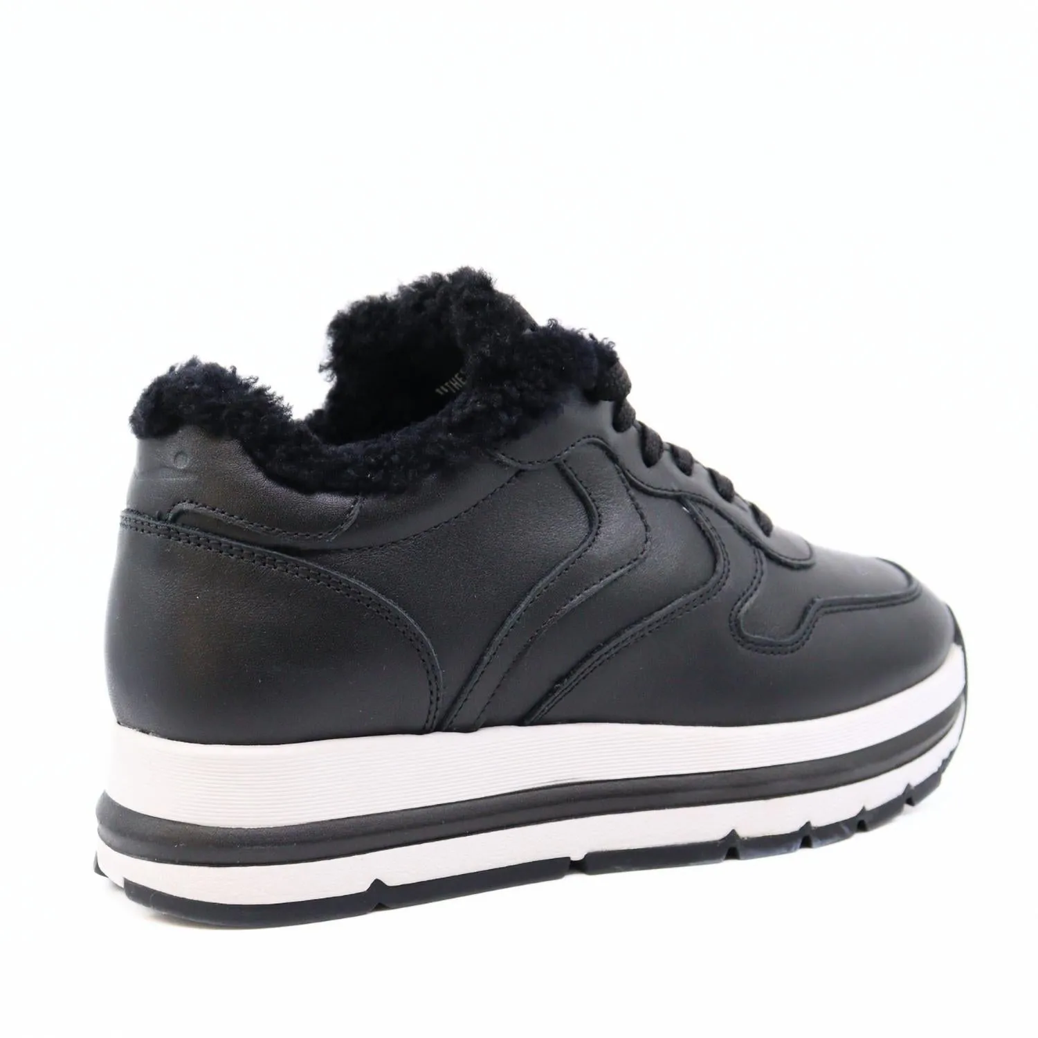 Women's Maran Fur Sneakers In Black