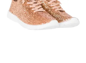 Women's Mayo Glitter Sneaker In Rose Gold