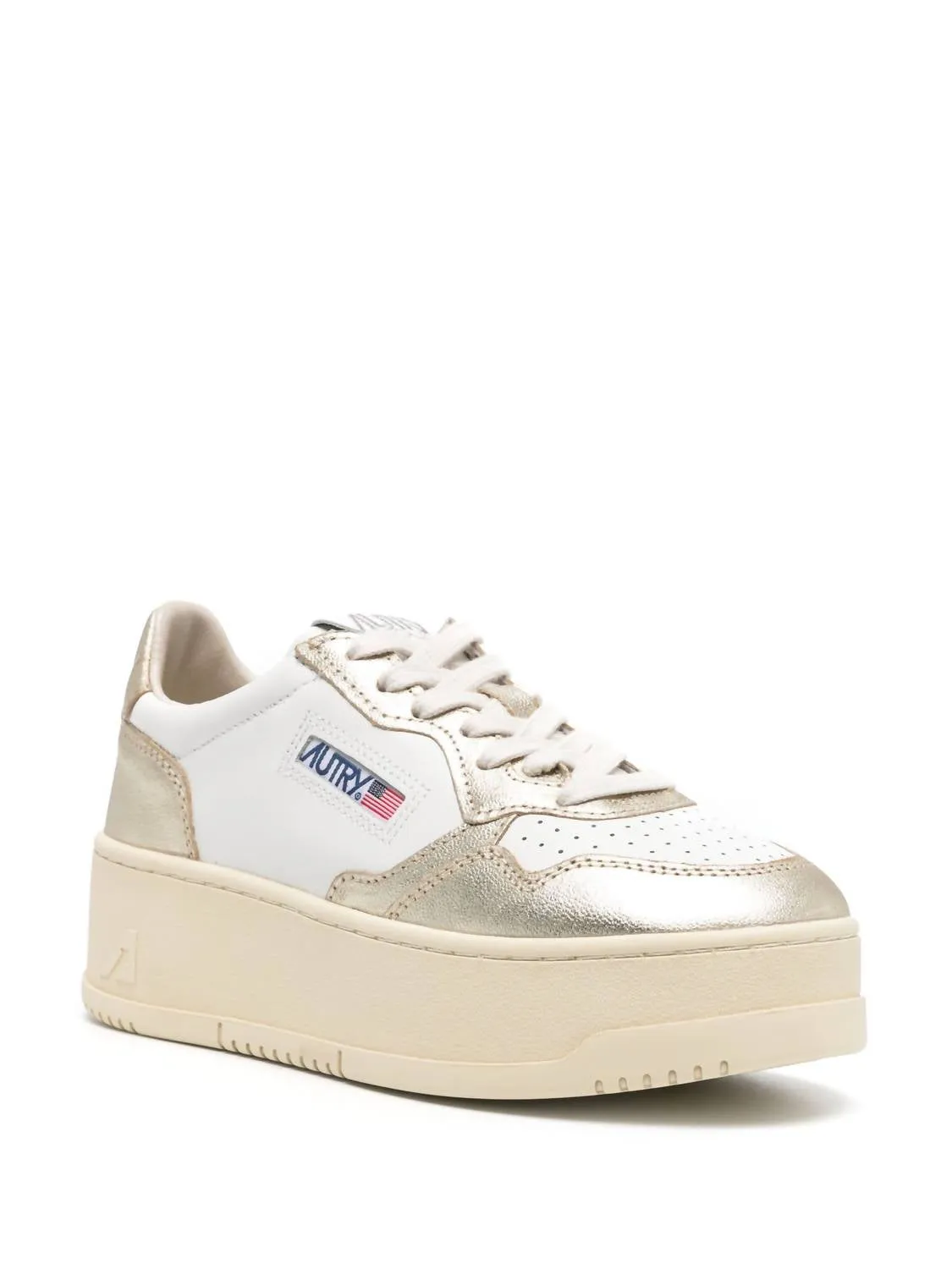 Women's Medalist Low Platform Sneakers In Wht/platinum