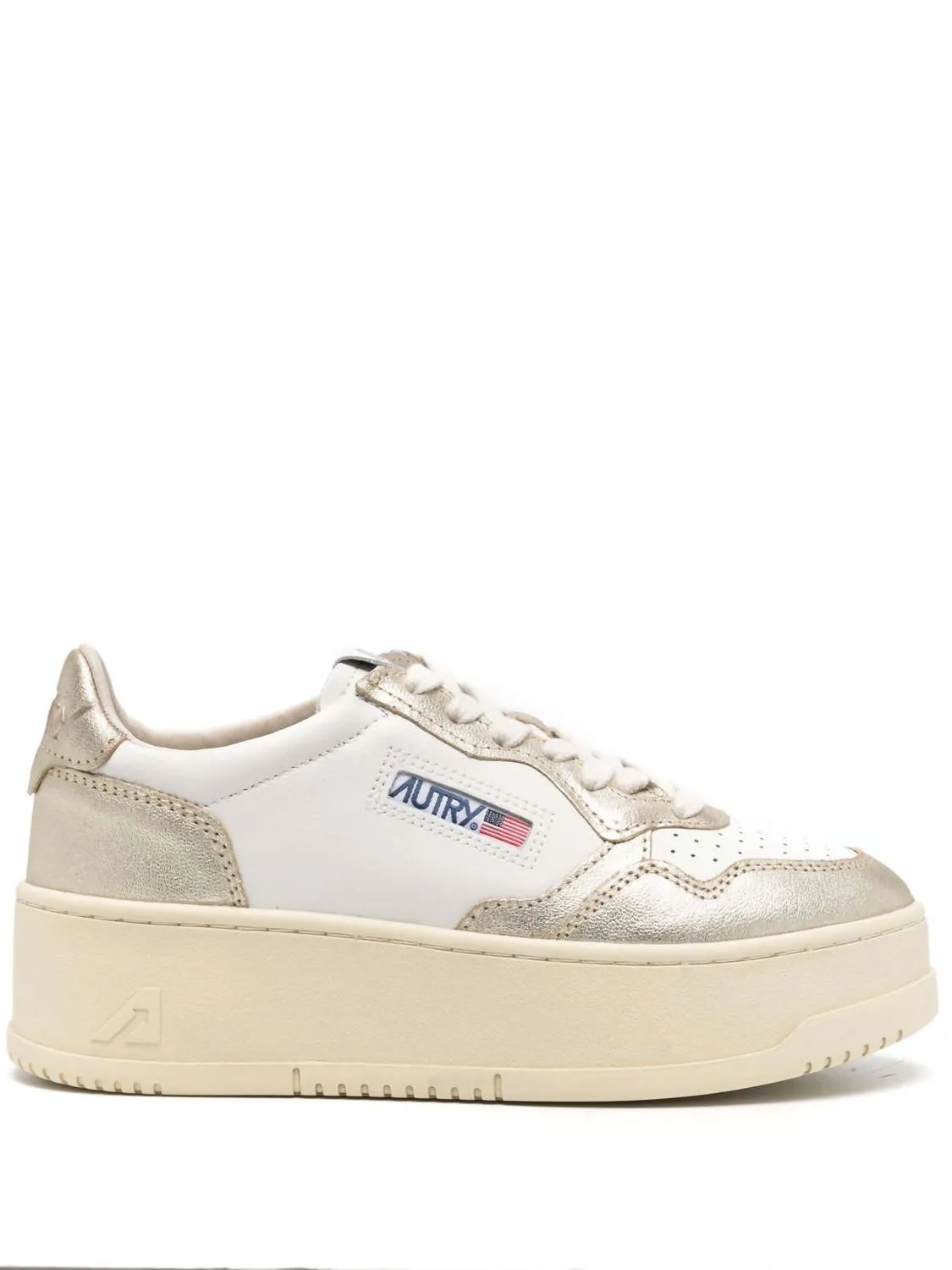 Women's Medalist Low Platform Sneakers In Wht/platinum