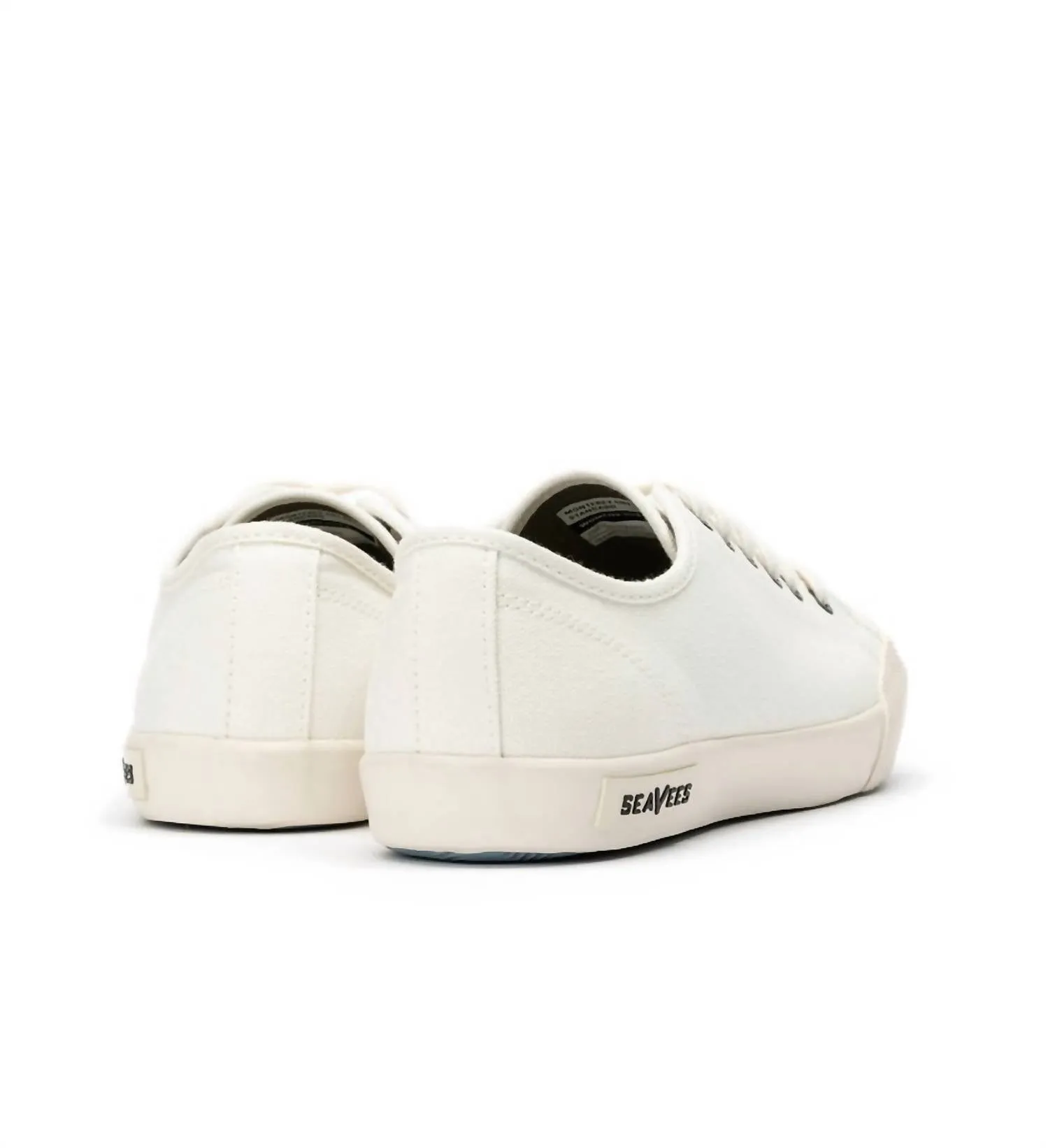 Women's Monterey Sneaker Standard Sneaker In Bleach Cotton Canvas