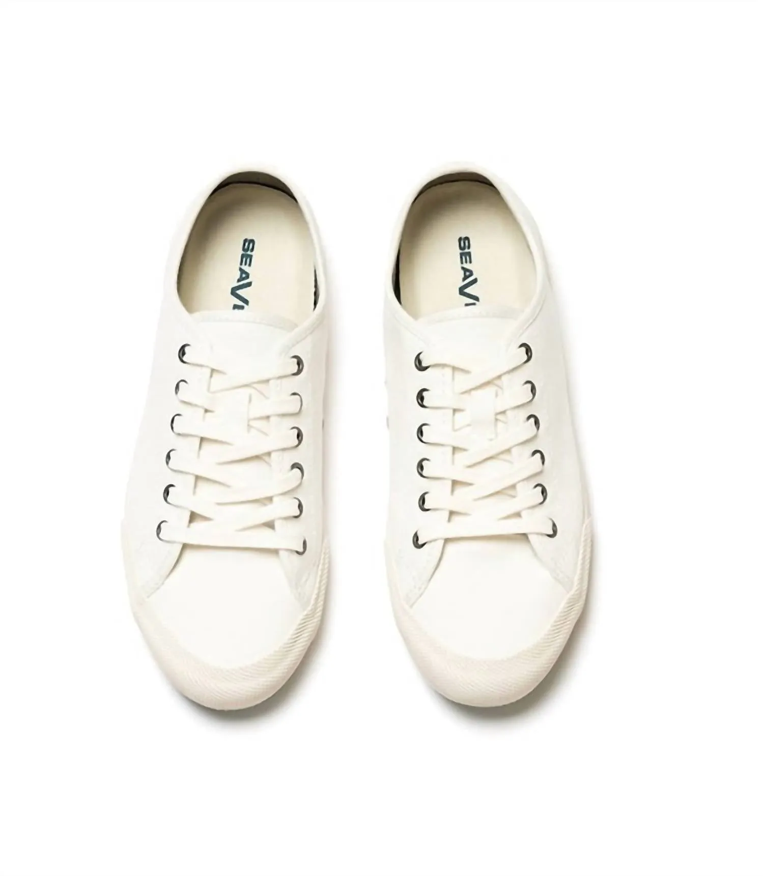 Women's Monterey Sneaker Standard Sneaker In Bleach Cotton Canvas