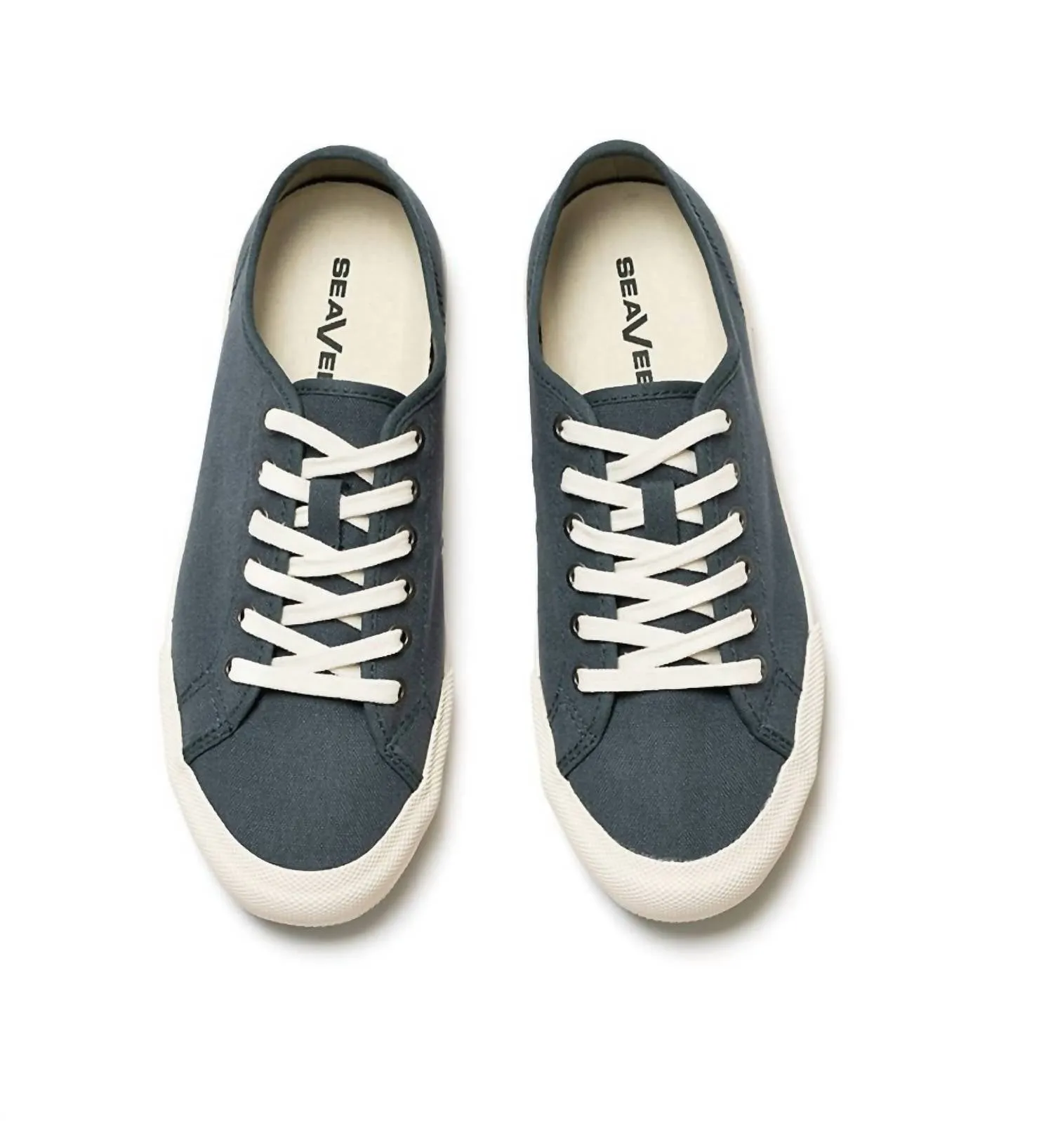 Women's Monterey Sneaker Standard Sneaker In Slate Navy Cotton Canvas