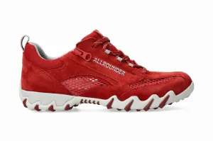 Women's Naira Rugged Zip-Up Oxford Shoes In Chili Pepper Red