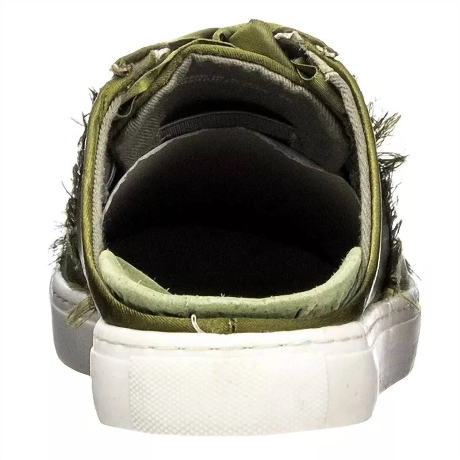 Women's Naples Satin Sneakers In Khaki