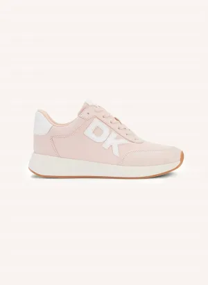 Women's Oaks Logo Lace Up Sneaker In Pale Blush