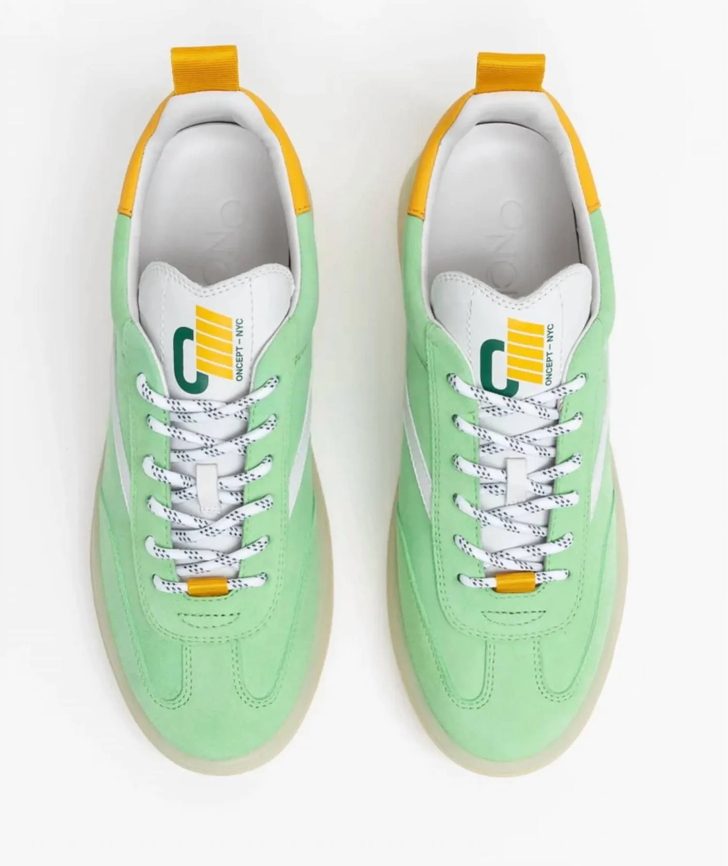 Women's Panama Sneakers In Cyber Green