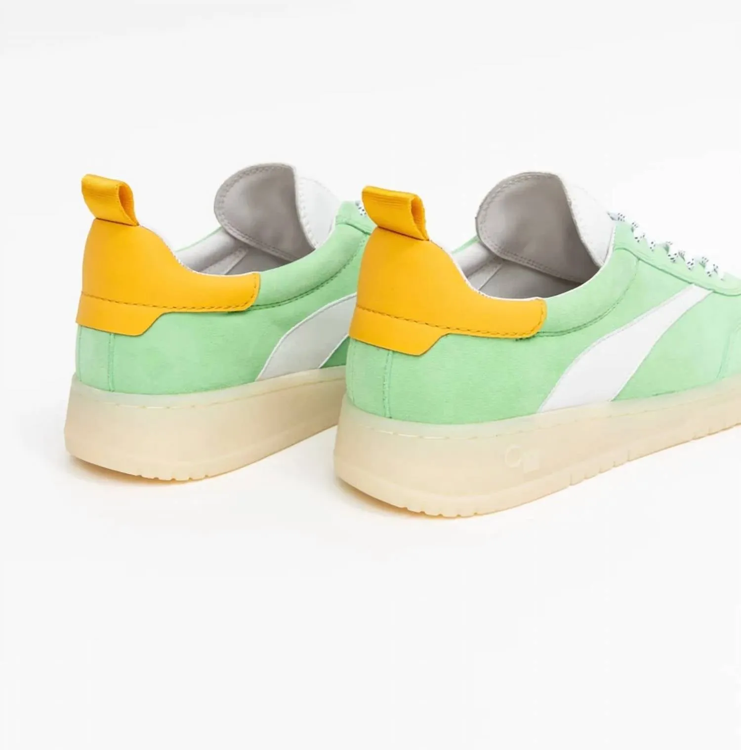 Women's Panama Sneakers In Cyber Green
