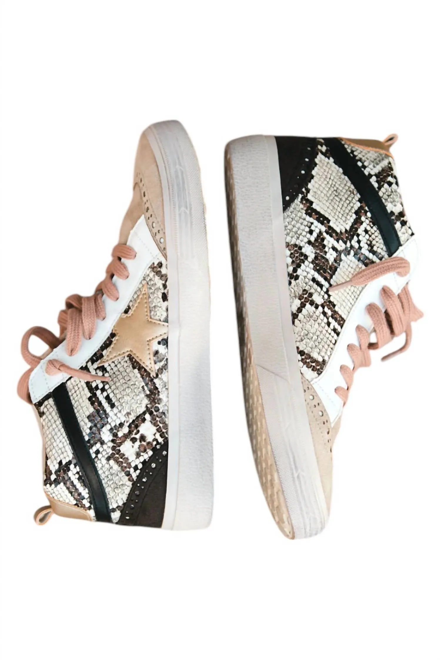 Women's Paulina Snake Sneakers In Snake Print