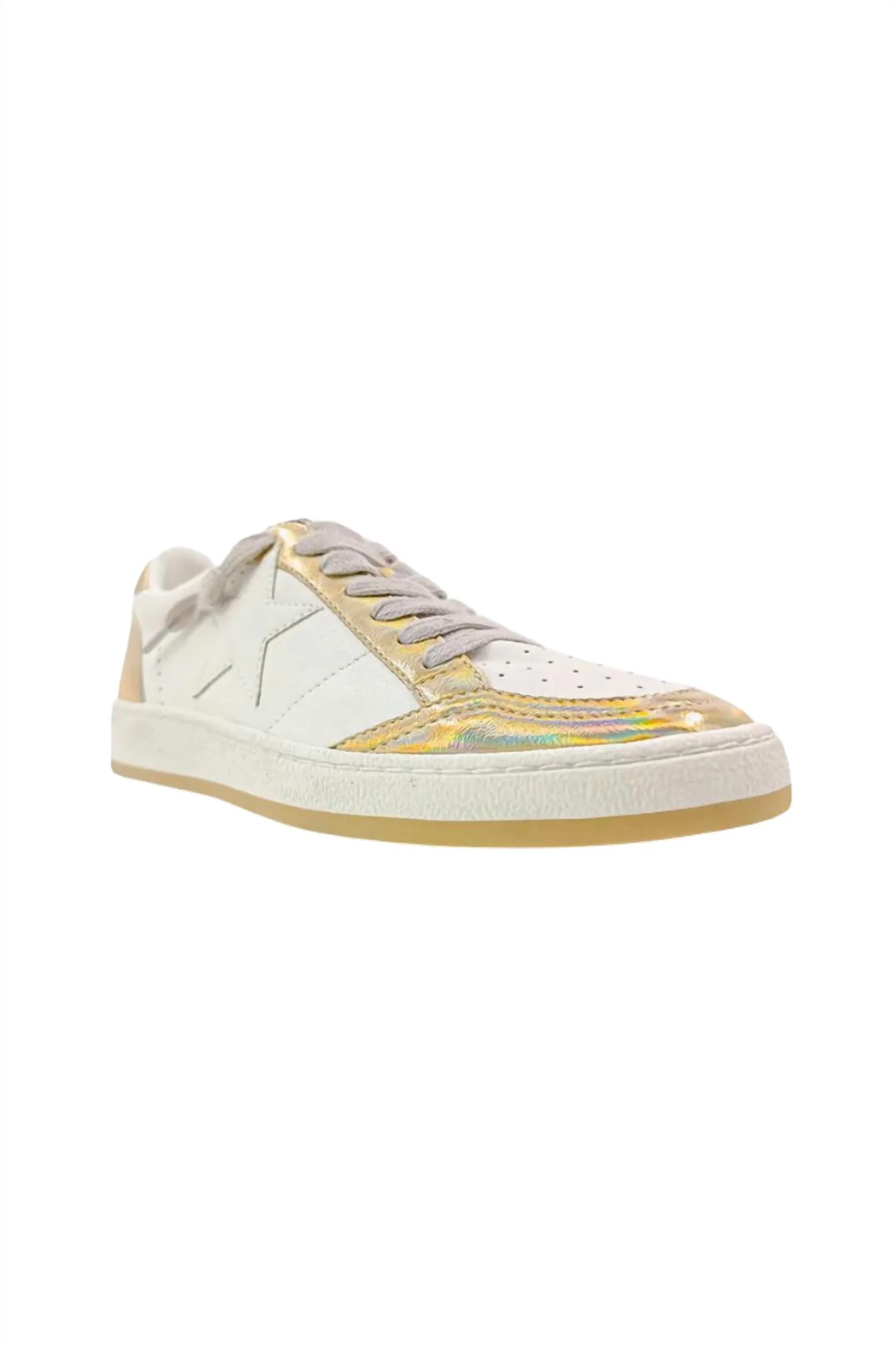 Women's Paz Iridescent Sneaker In Iridescent Gold