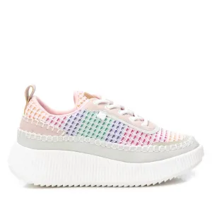 Women's Platform Sneakers In Nude