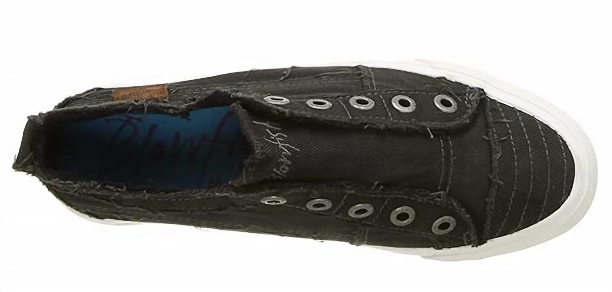 Women's Play Canvas Sneaker In Black Smoked