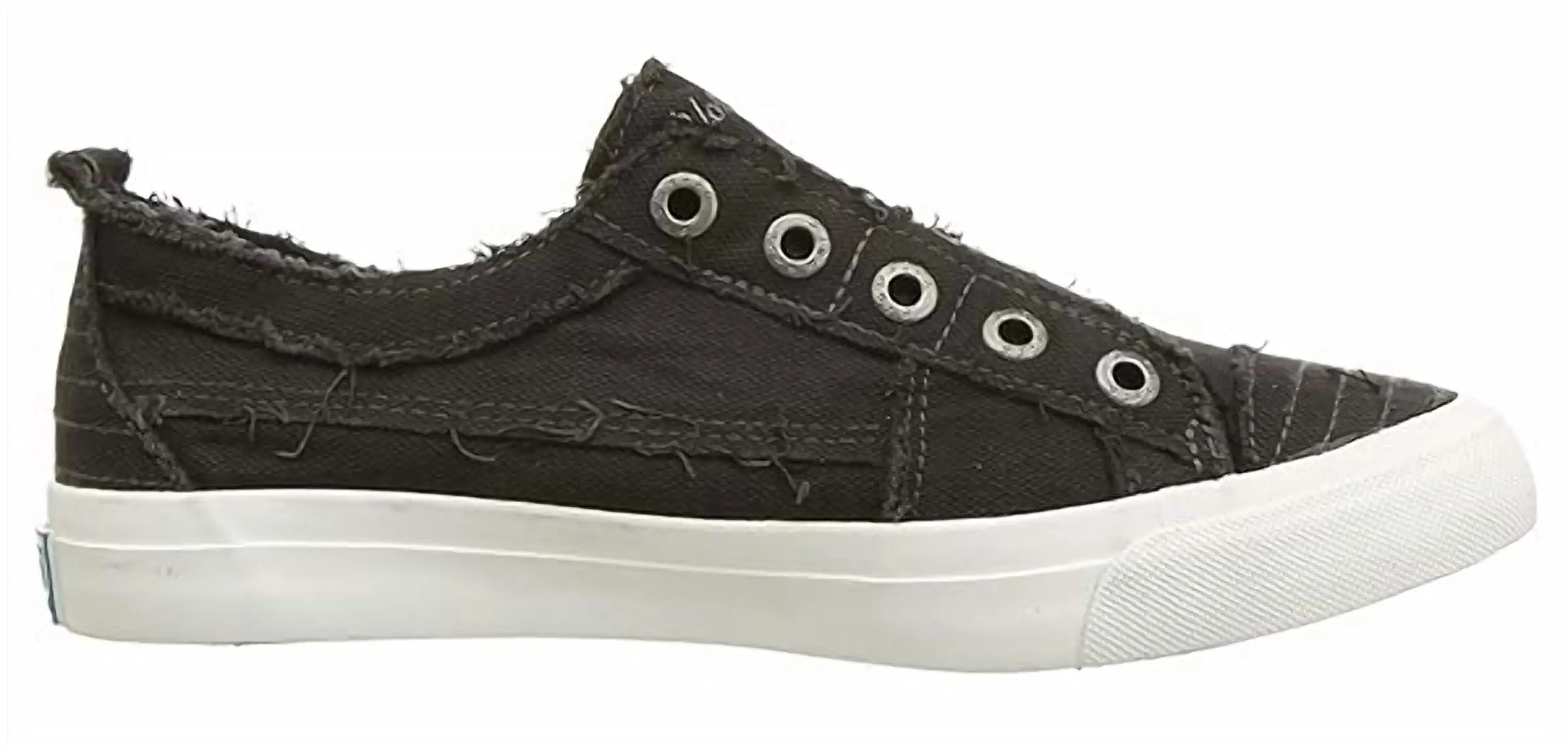 Women's Play Canvas Sneaker In Black Smoked