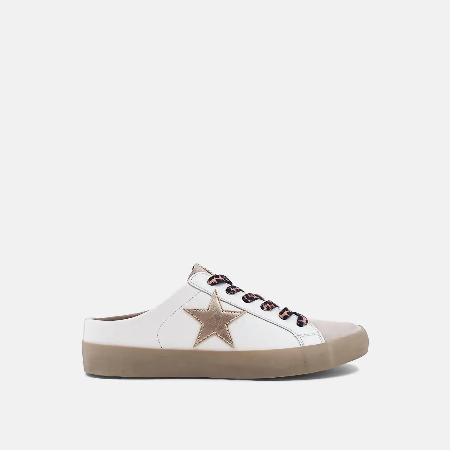 Women's Polka Sneakers In Golden