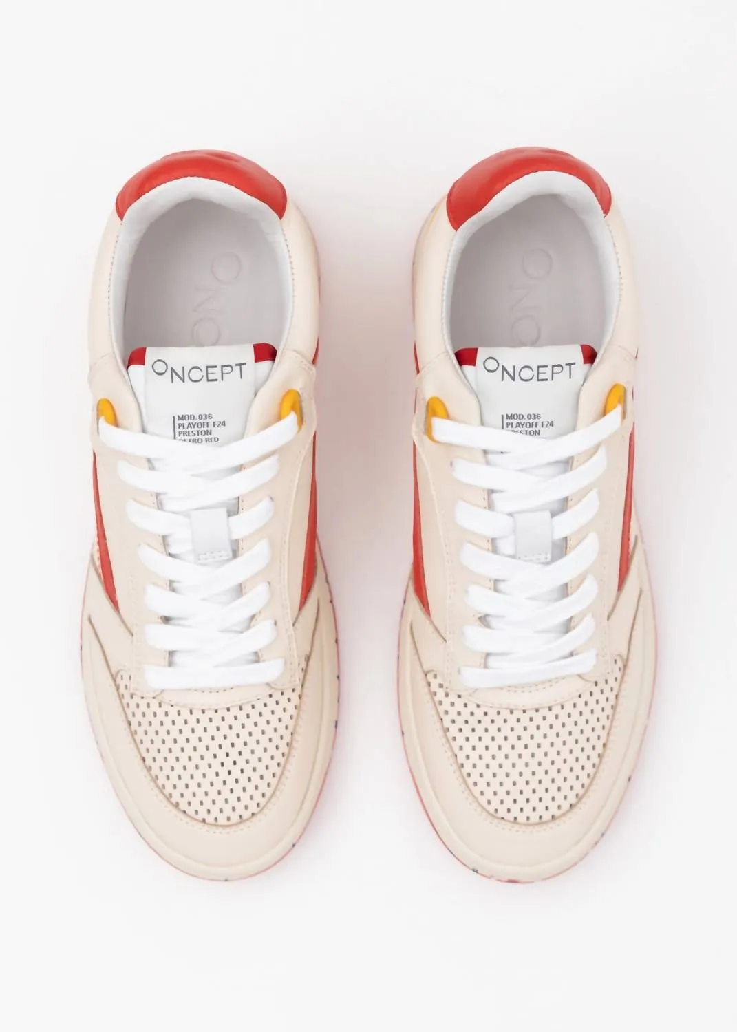Women's Preston Sneaker In Retro Red