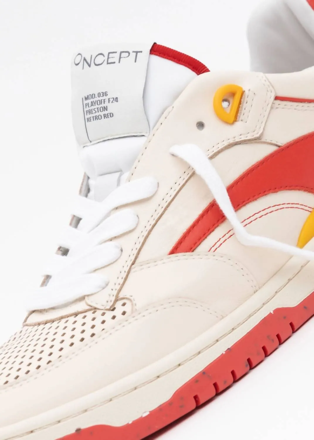 Women's Preston Sneaker In Retro Red