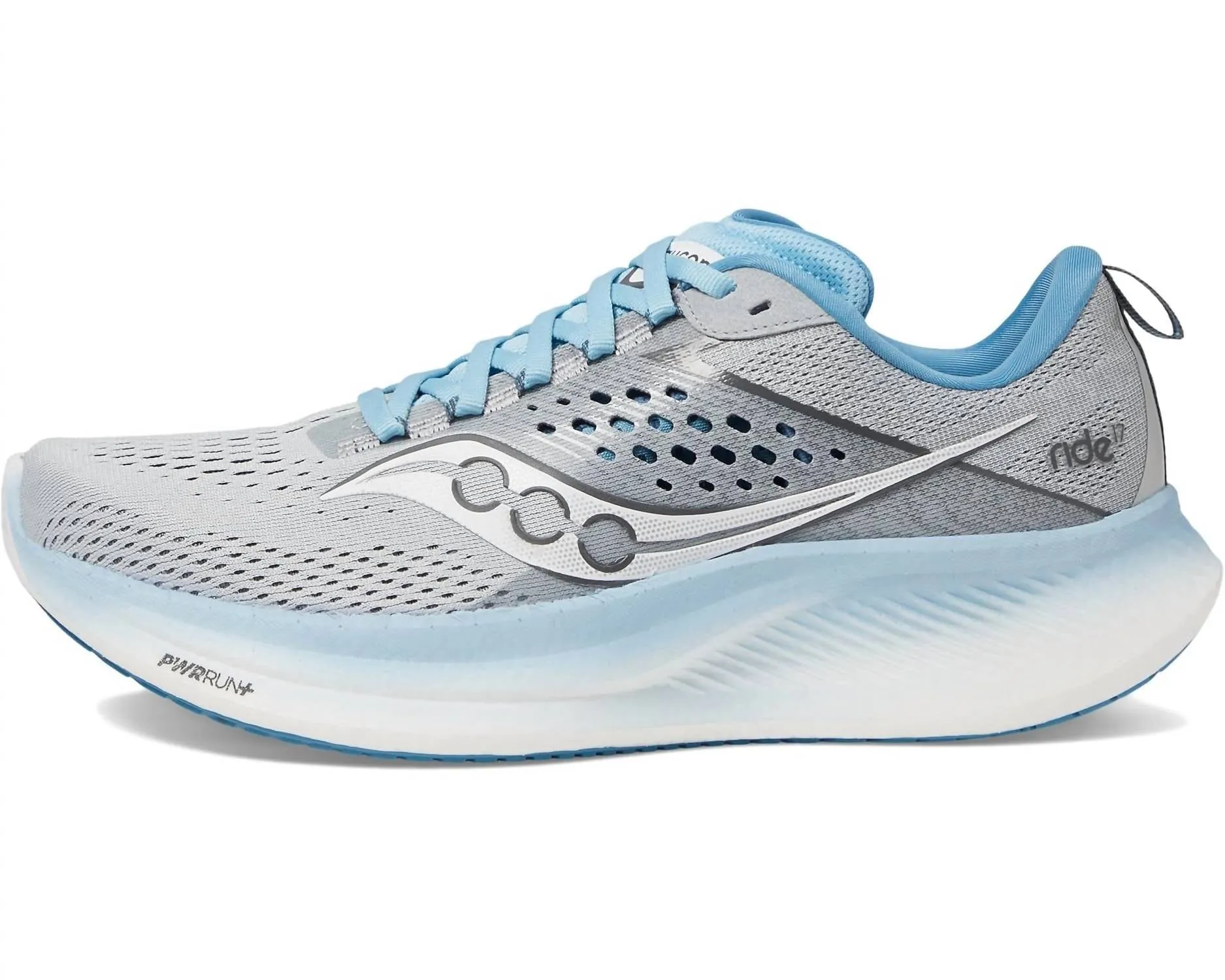 Women's Ride 17 Running Shoes In Cloud/breeze