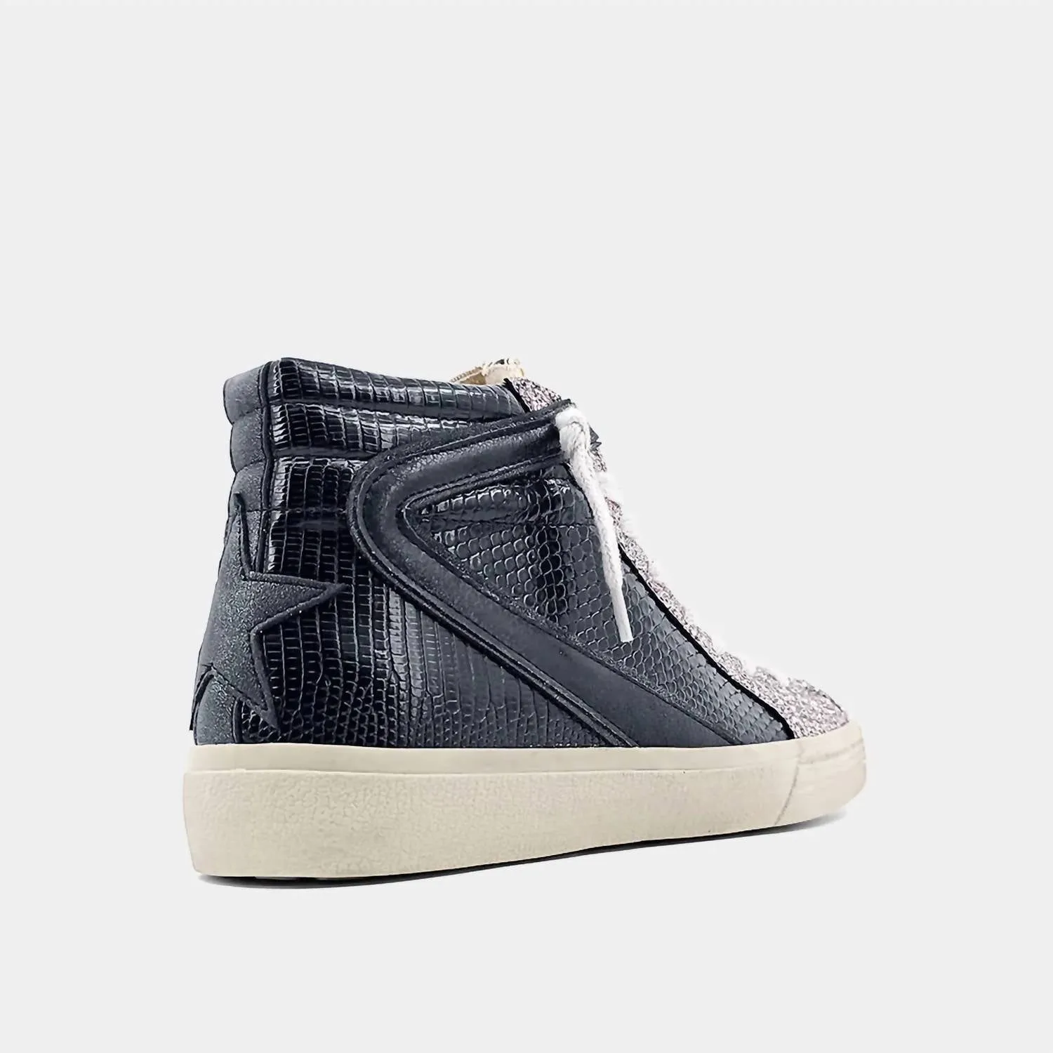 Women's Rooney Sneaker In Black Snake